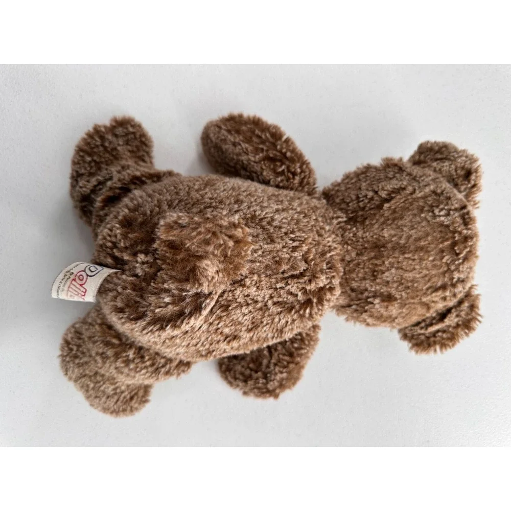Dollibu Brown Plush Teddy Bear‎ Stuffed Animal Glitter 12